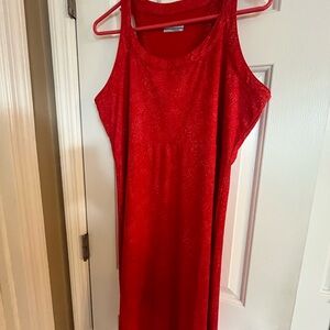 Columbia Red Midi Dress